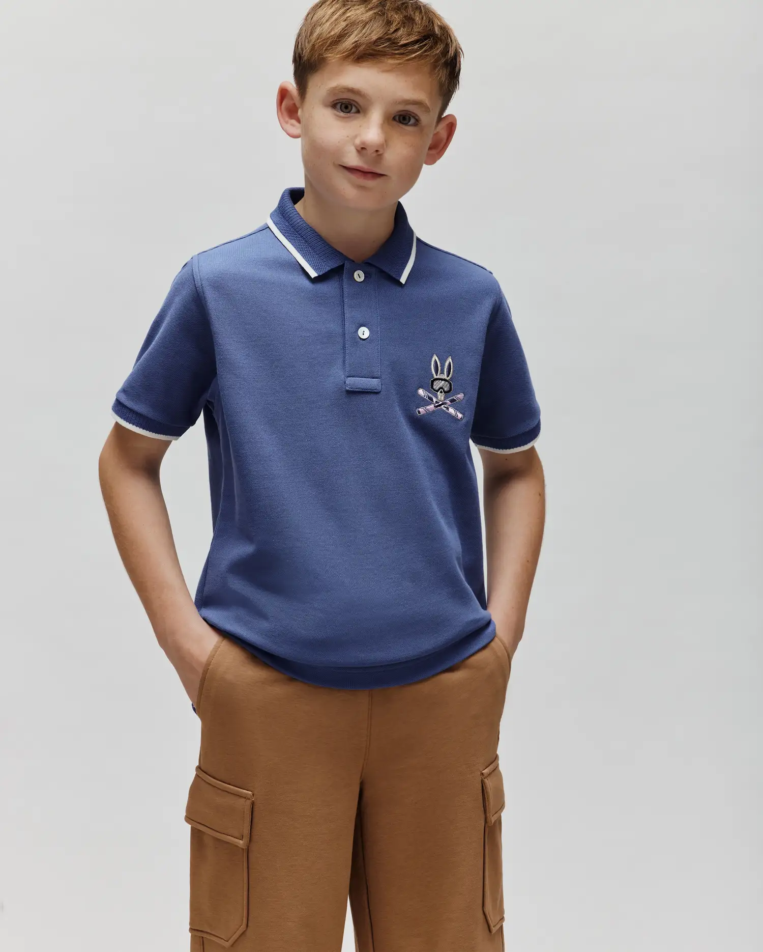 POLA KIDS BUNNY INDIGO EN COTON PIMA