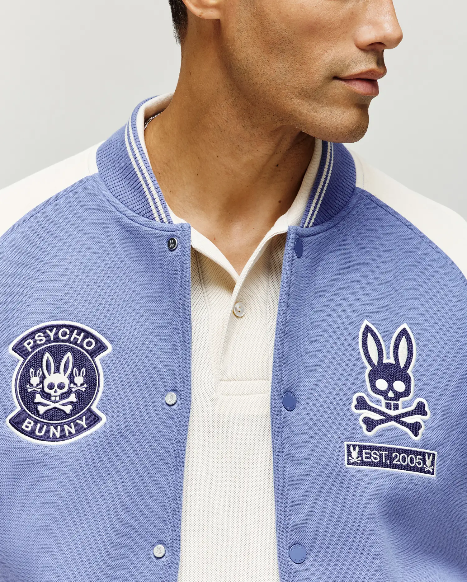 MENS RYDER KNIT VARSITY BOMBER