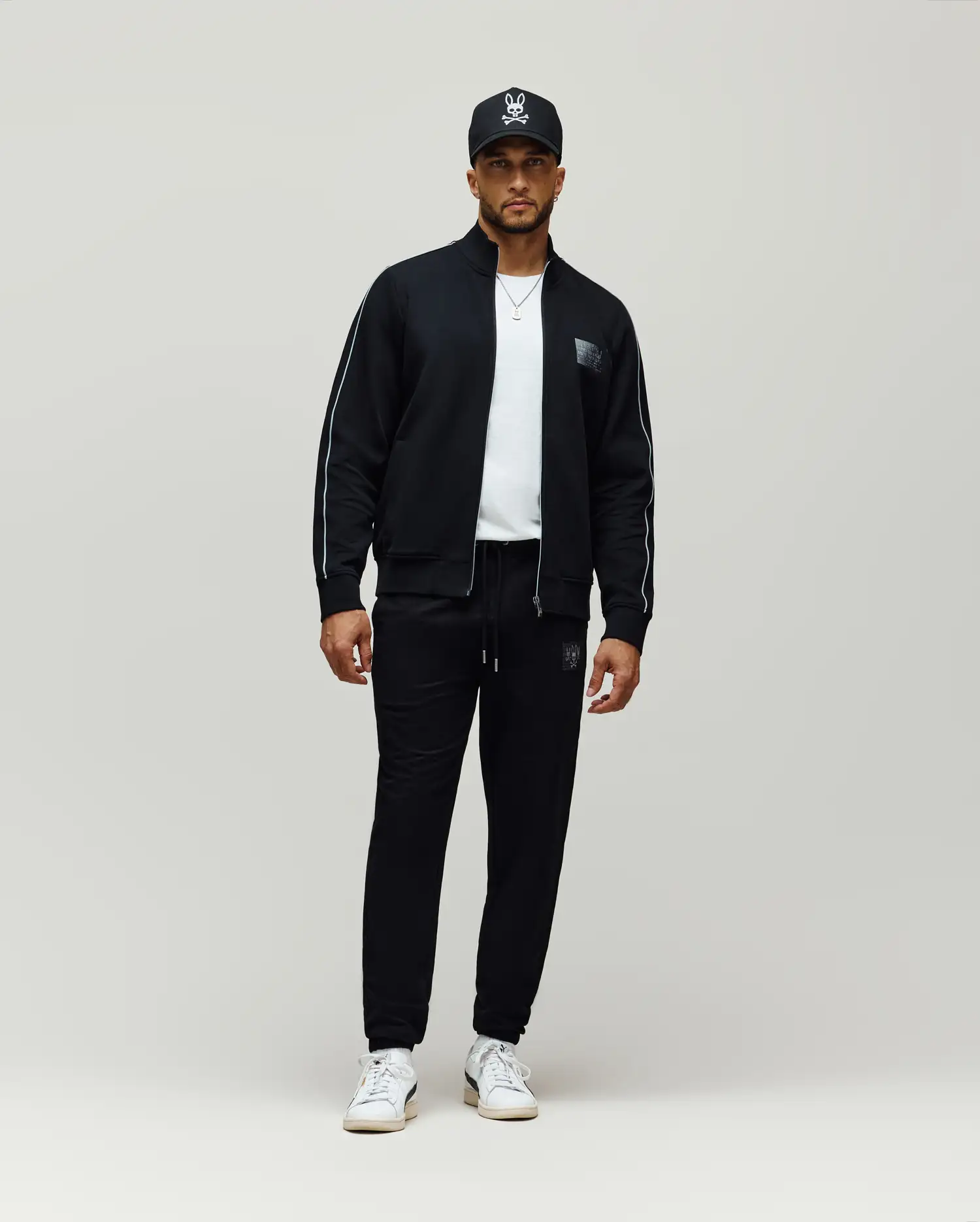 MENS JARVIS HOLOGRAM TRACK BOMBER